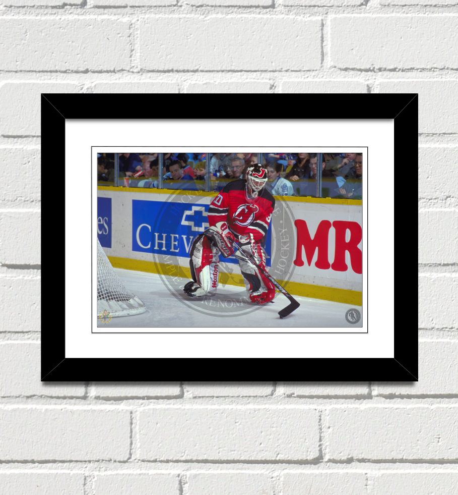 Vintage Hockey framed photo of Martin Brodeur - New Jersey Devils