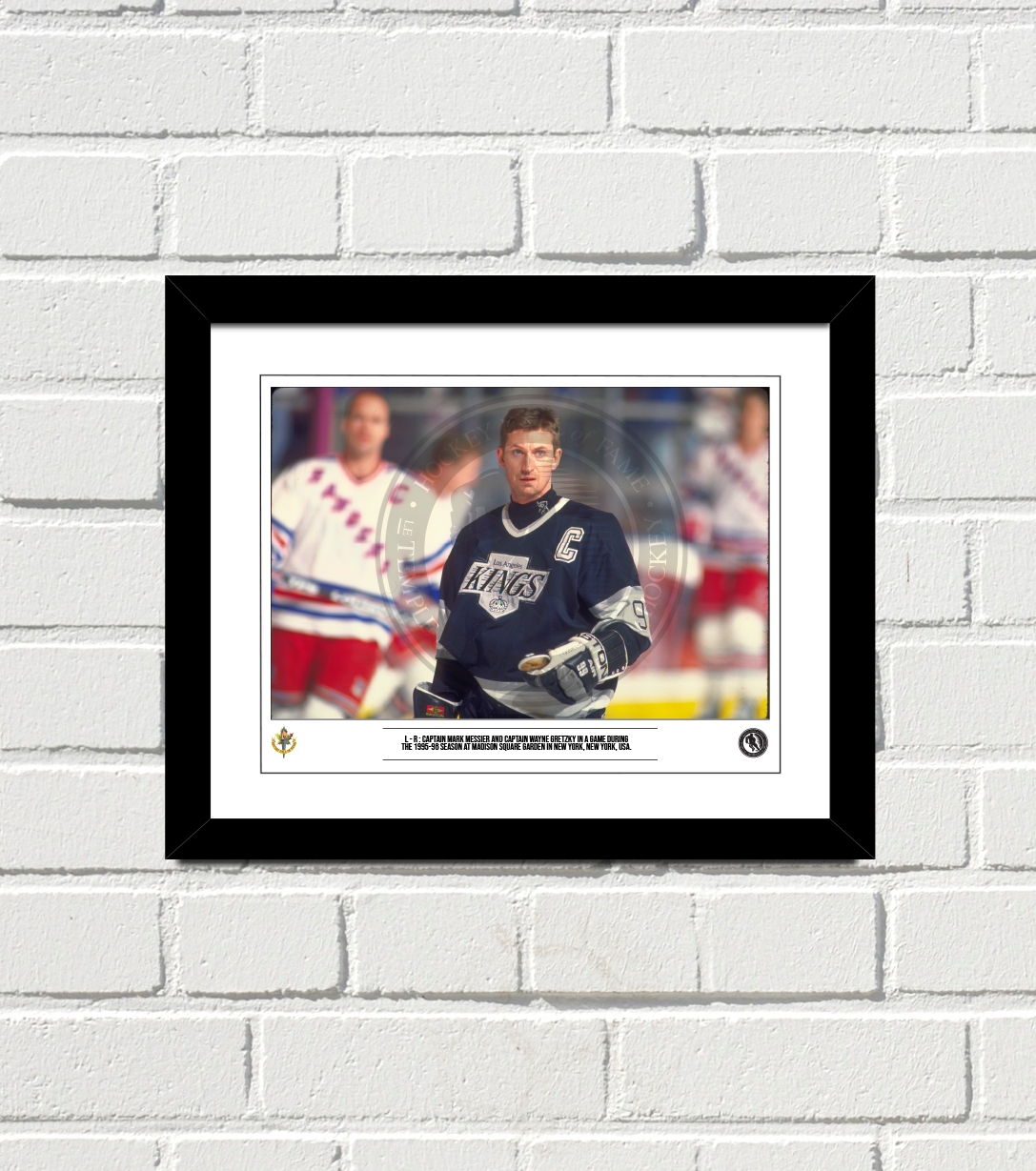 Vintage Hockey framed photo of Wayne Gretzky - Los Angeles(LA) Kings